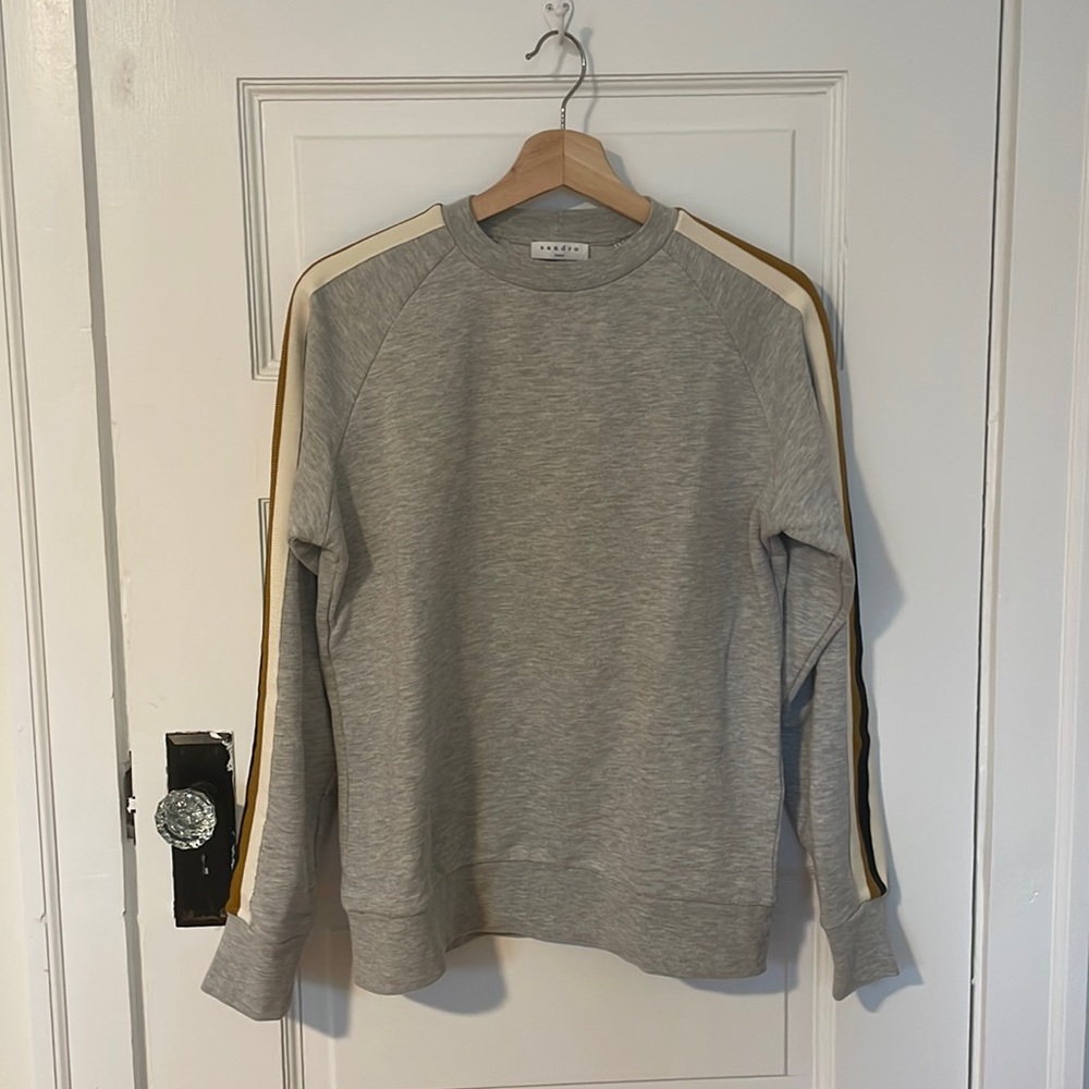 Sandro Men’s Tipped Sweatshirt - Size Small (1)